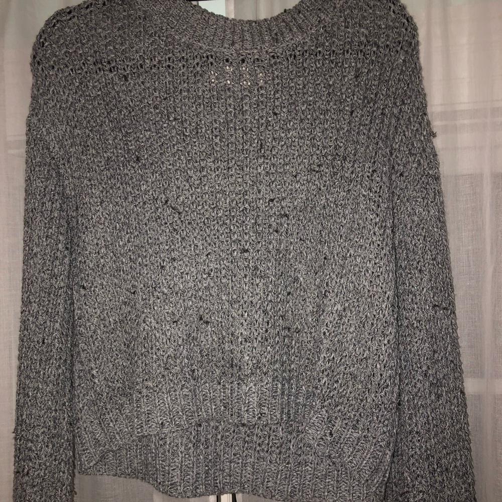 oversized knit sweater